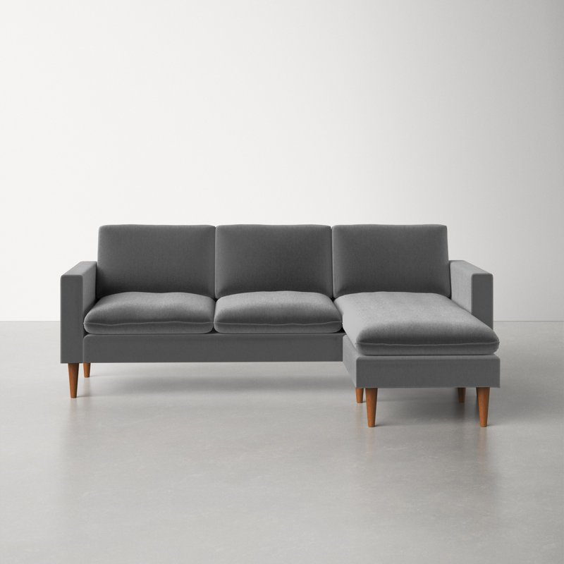 AllModern Jeni 87 Wide Reversible Sofa and Chaise Reviews Wayfair